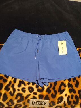 Athleta Royal Blue Athletic Drawstring Shorts